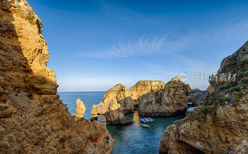 葡萄牙阿尔加维的Ponta da Piedade岩层